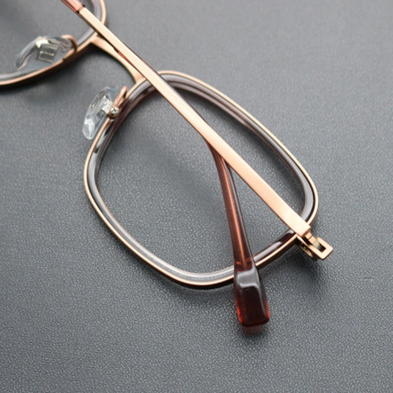 2022 Vintage Acetate Titanium Optical Eyeglasses Frame Men Square Myopia Prescription Glasses Women Myopia Glasses Men Unisex