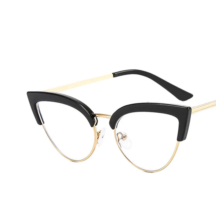 Cat Eye Sunglasses Women Vintage Luxury Brand Designer Black Glasses Sun Glasses For female Big Frame UV400 Eyewear Shades