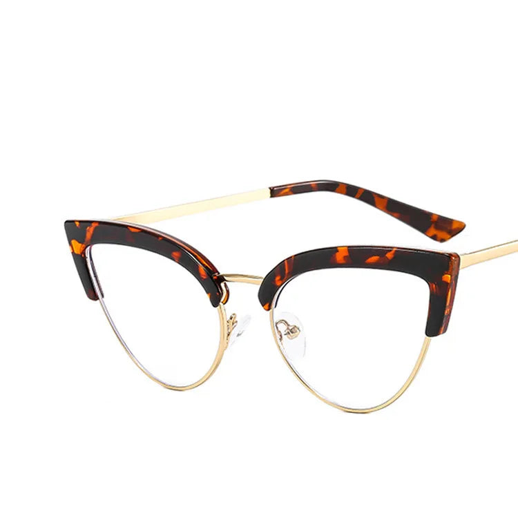 Cat Eye Sunglasses Women Vintage Luxury Brand Designer Black Glasses Sun Glasses For female Big Frame UV400 Eyewear Shades