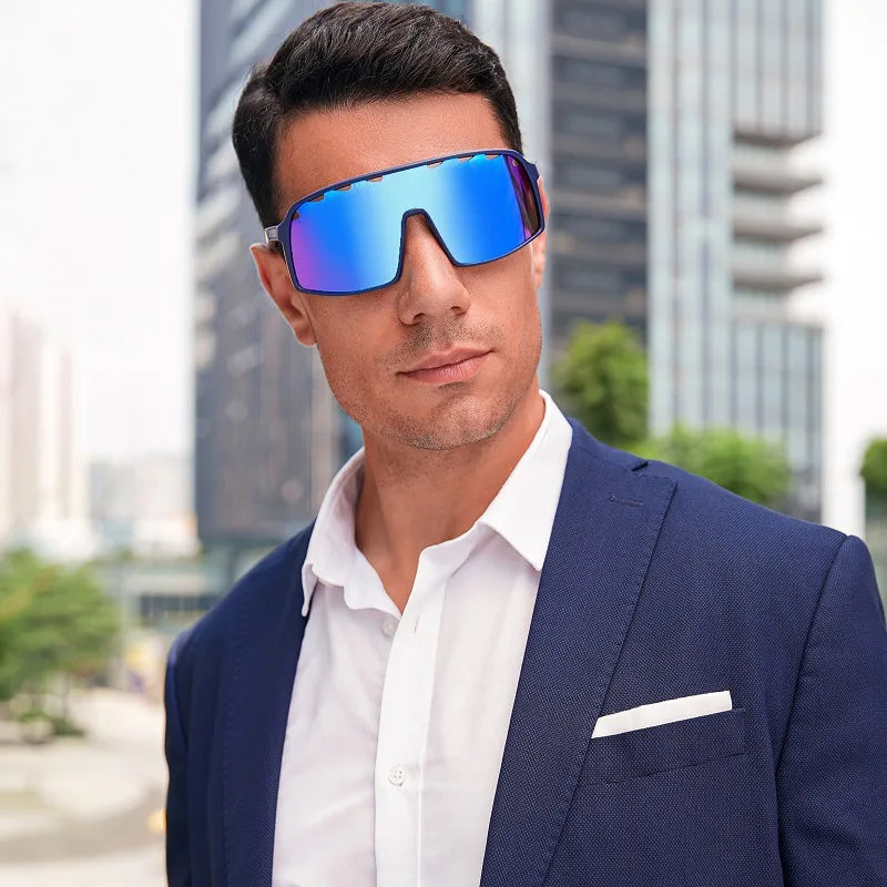 Polarized Lens Cycling Glasses Road Bike Eyewear Photochromic Sunglasses Sports Mountain Bicycle Goggles