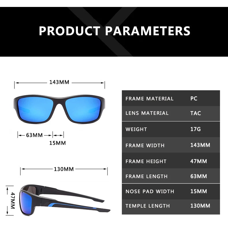 Polarized Sunglasses Men Luxury Brand Designer Vintage Driving Sun Glasses Male Goggles Shadow UV400 oculos de sol