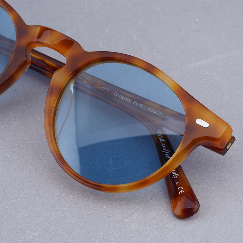 Gregory Peck Brand Designer Women Sunglasses Vintage Blue Sunglasses Retro Sun Glasses Womens Sunglasses Luxury Brand