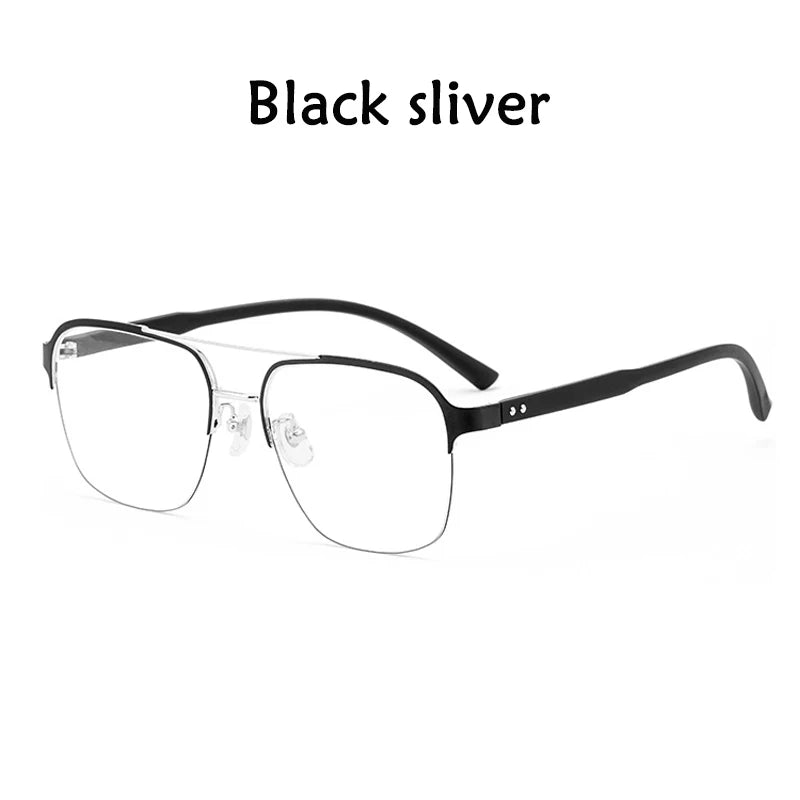 Anti Blue Light Glasses Men Women Computer Optical Presbyopic Reader Glasses Radiation Protection Titanium +175 225