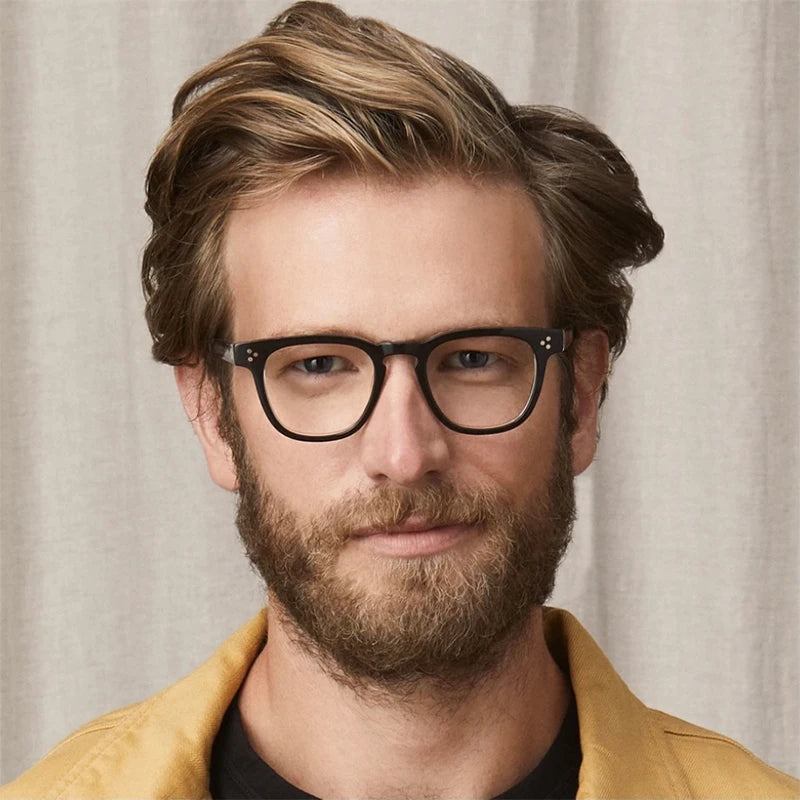 Johnny Depp Lemtosh DUDEL Eyewear Acetate Vintage Oval Eyeglasses Men Women Retro Glasses Men Myopia Prescription Glasses Women