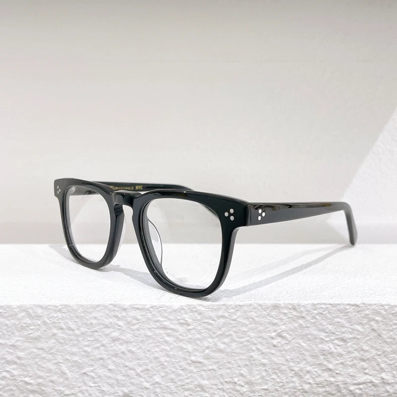 Johnny Depp Lemtosh DUDEL Eyewear Acetate Vintage Oval Eyeglasses Men Women Retro Glasses Men Myopia Prescription Glasses Women