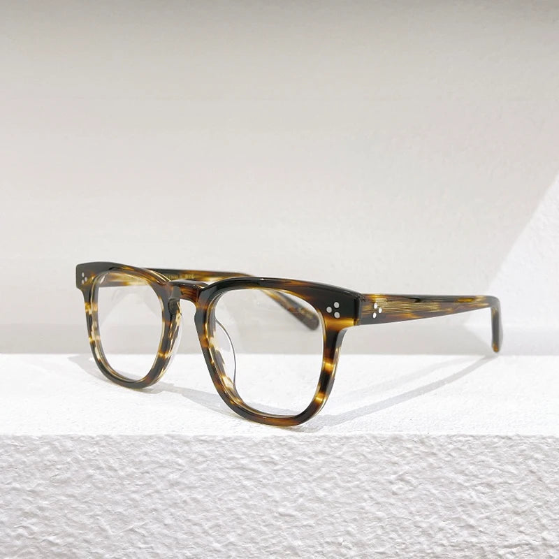 Johnny Depp Lemtosh DUDEL Eyewear Acetate Vintage Oval Eyeglasses Men Women Retro Glasses Men Myopia Prescription Glasses Women