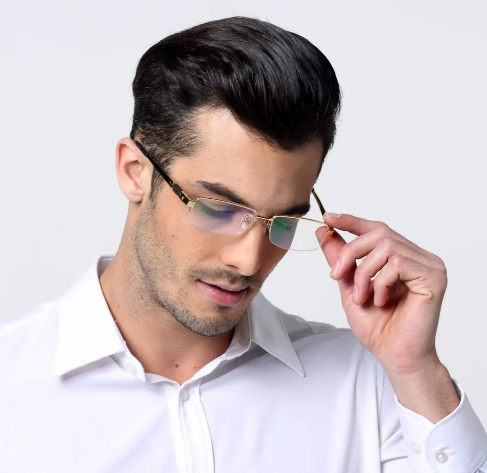 Men Eyeglasses Frame Optical Eyeglasses 8001 Man Eyewear Prescription Spectacles Vision Correction Eye Glasses Frame