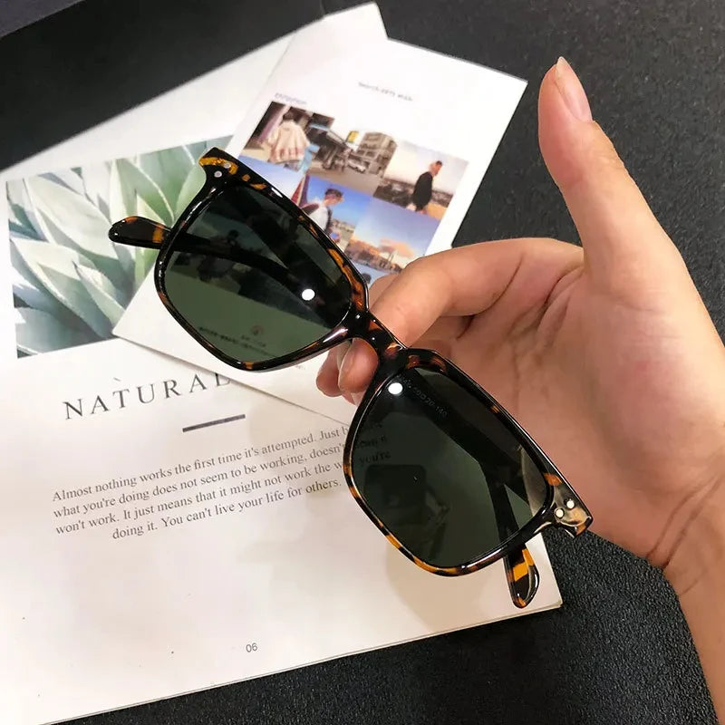 Rectangle Sunglasses Women Men Polygon Vintage Brand Designer Square Sun Glasses for Women Shades Female Eyewear Unisex Glasses