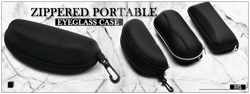 New Leather Glasses Case Pvc Linen-proof Sunglasses Storage Box Men's and Women's Multi-purpose Glasses Packaging Box