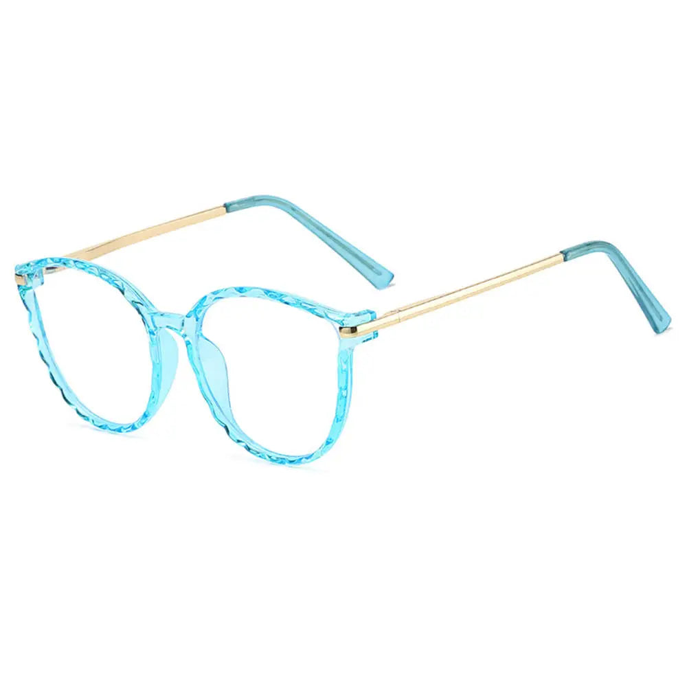 Women Cat Eye Anti Blue Light Glasses Cat Eye Black Frame Blue Light Blocking Computer Clear Lens Eyewear Eyeglasses
