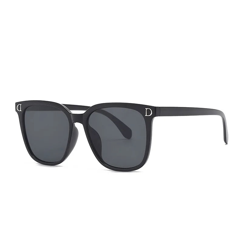ZXWLYXGX Brand Square Sunglasses Woman Mirror Gradient Sun Glasses Men Female Big Frame Modern Vintage Oculos De Sol