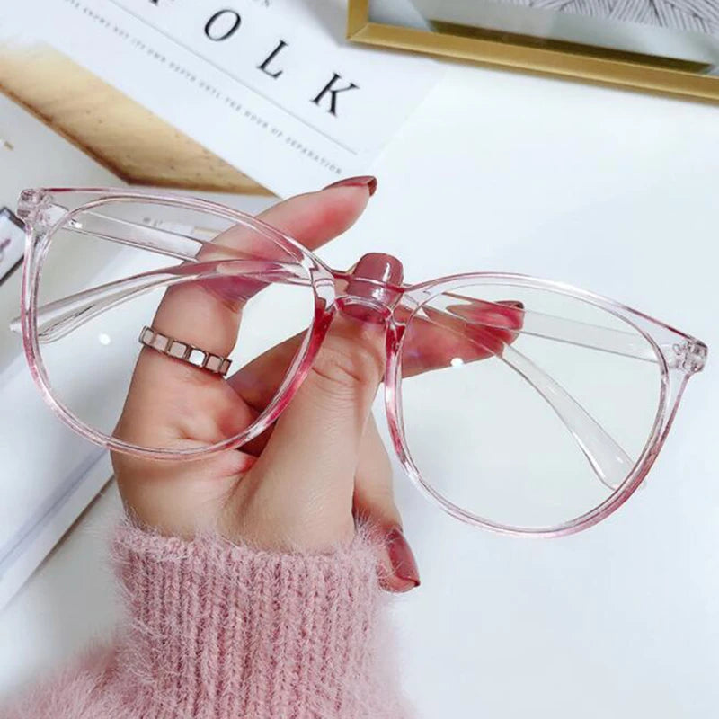 -1.0 1.5 2.0 to 6.0 Black Finished Myopia Glasses Men Women Transparent Eyeglasses Prescription Student Shortsighted Eyewear