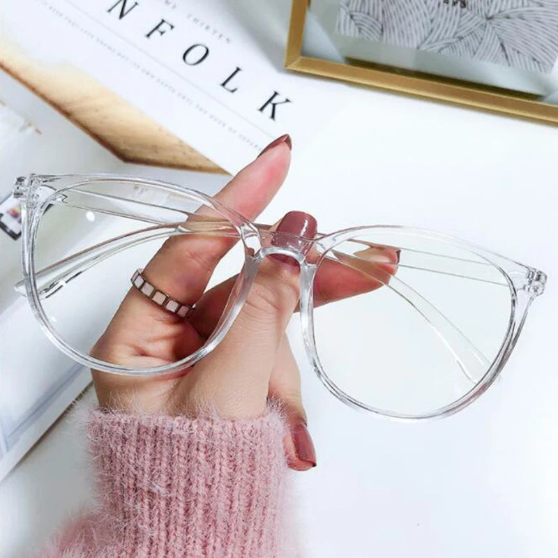 -1.0 1.5 2.0 to 6.0 Black Finished Myopia Glasses Men Women Transparent Eyeglasses Prescription Student Shortsighted Eyewear