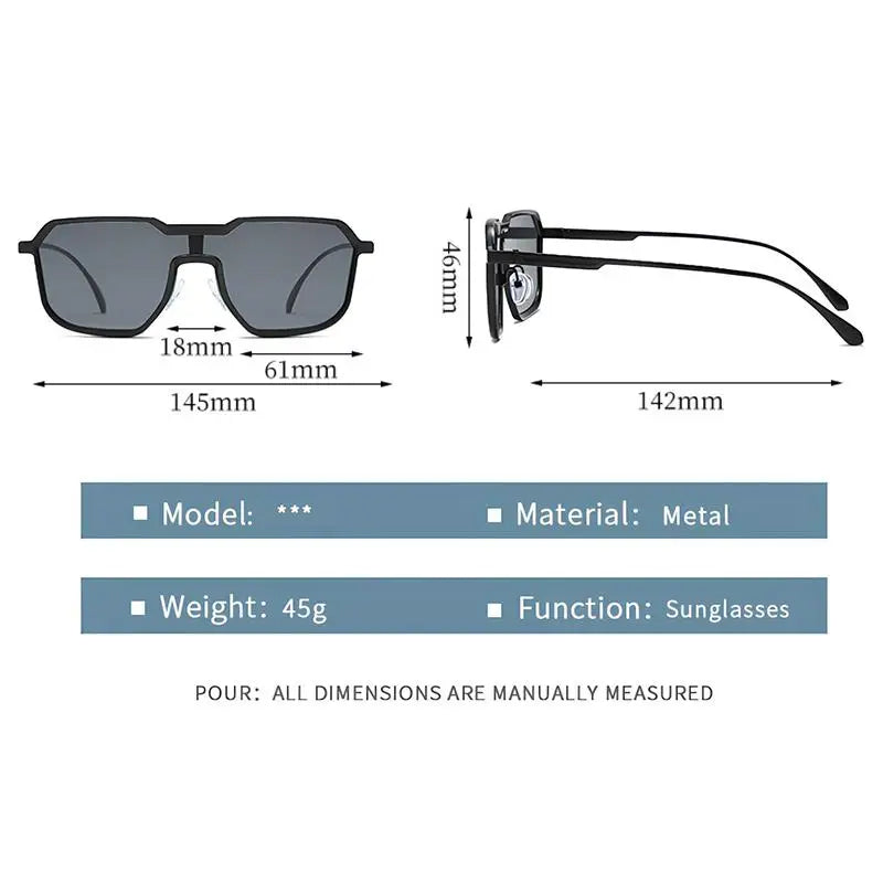 2024 New Irregular Sunglasses for Men Steampunk Style Metal Sunglasses Luxury Designer Sunglasses Womens Sun Glasses Wholesale