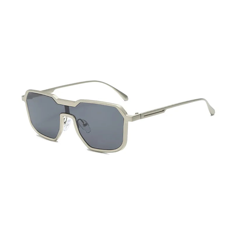 2024 New Irregular Sunglasses for Men Steampunk Style Metal Sunglasses Luxury Designer Sunglasses Womens Sun Glasses Wholesale