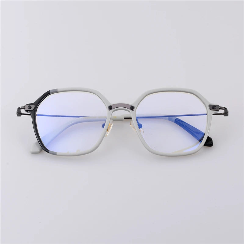 Acetate Green Square Men Glasses Eyeglass Frames Women Prescription Glasses Eye Glasses Frames for Men Bijziendheid Bril Heren
