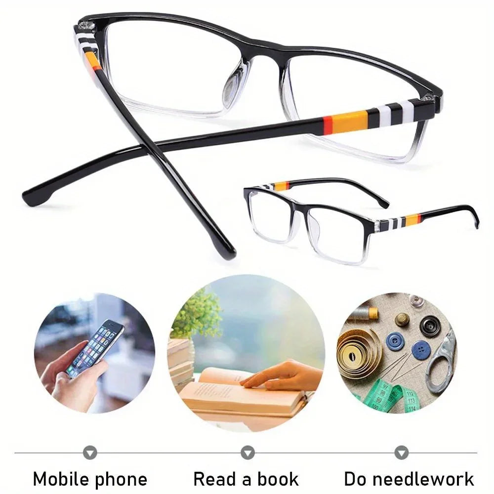 Anti-Blue Light Reading Glasses Men Ultra-Light Eye Protection Readers Eyewear Unisex Elegant Comfortable Presbyopia Glasses