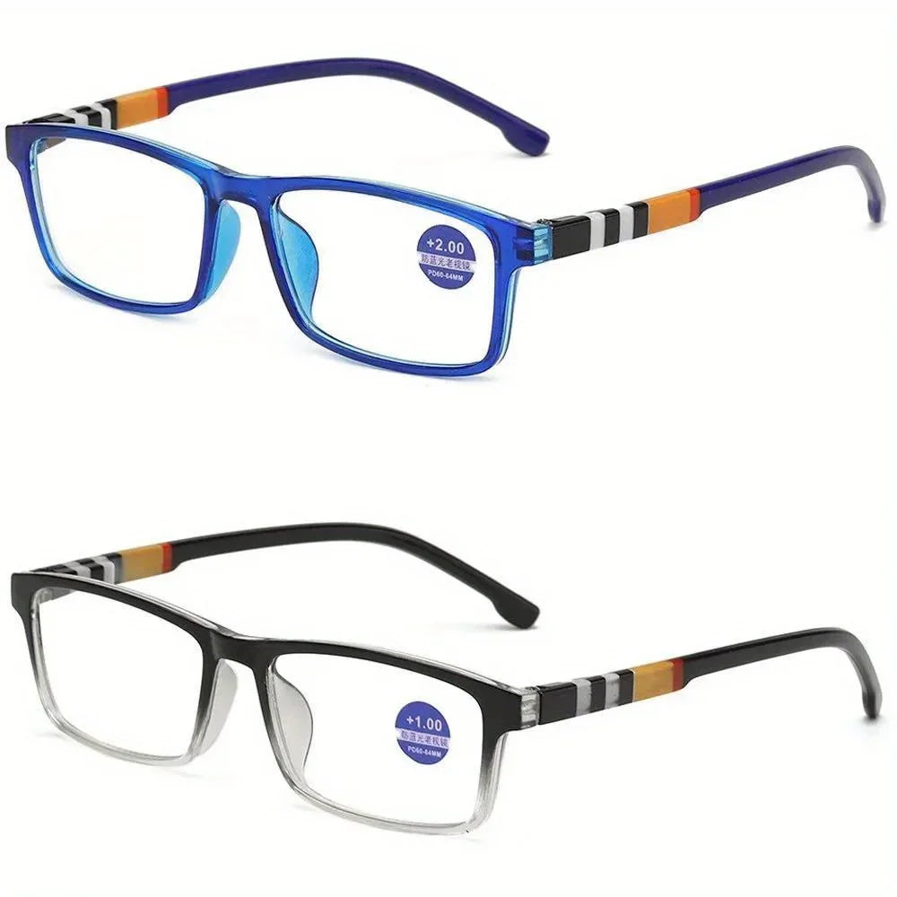 Anti-Blue Light Reading Glasses Men Ultra-Light Eye Protection Readers Eyewear Unisex Elegant Comfortable Presbyopia Glasses