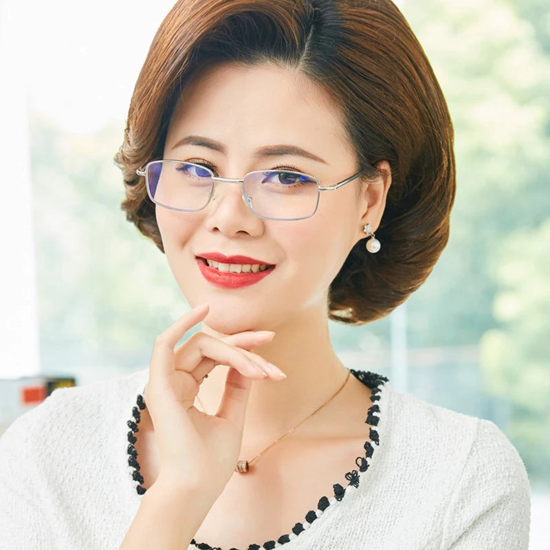Folding Progressive Reading Glasses Multifocal Unisex Blue Blocking Hyperopia Glasses Ultralight UV Protection Eyeglass