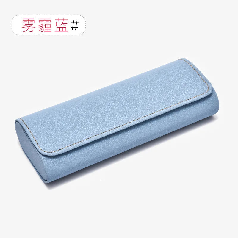 Fresh PU Glasses Case Women Creative Personality Sunglasses Box Glasses Storage Box Eyewear Protection Containers