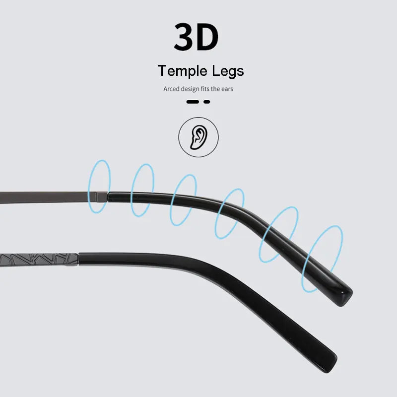 Full Rim Aluminum-Magnesium Alloy Frame Glasses For Man and Woman New Arrival Fashional Style Myopia Eyewears
