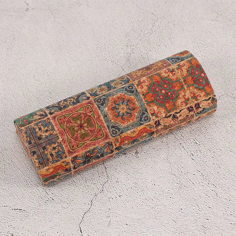 Grain Mural Glasses Case Women Creative Sunglasses Box Glasses Storage Box Eyewear Protection Containers