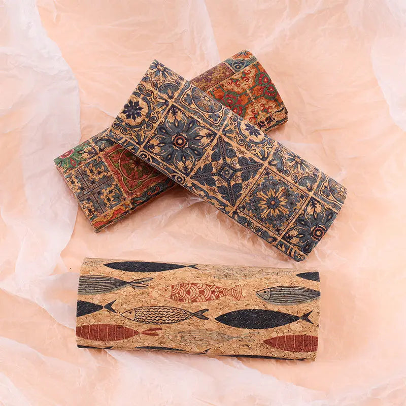 Grain Mural Glasses Case Women Creative Sunglasses Box Glasses Storage Box Eyewear Protection Containers