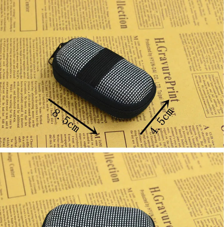 Portable Folding Reading Glasses Case Easy to Use folding Glasses Zipper Bag
