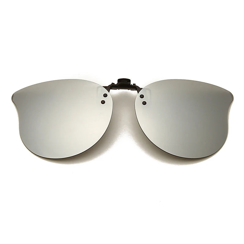 HOOLDW Polarized Clip On Sunglasses Men Women Photochromic Sun glasses Night Vision Glasses Anti Glare Driving Goggles Eyewear
