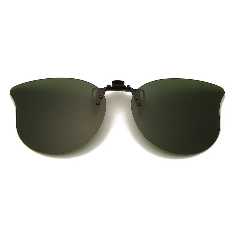 HOOLDW Polarized Clip On Sunglasses Men Women Photochromic Sun glasses Night Vision Glasses Anti Glare Driving Goggles Eyewear
