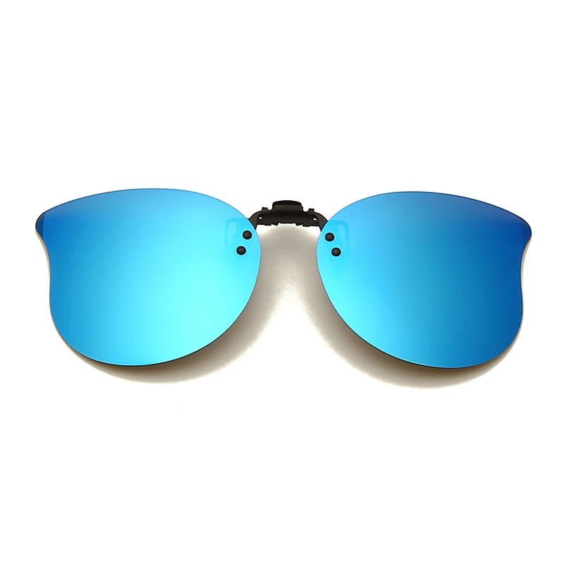 HOOLDW Polarized Clip On Sunglasses Men Women Photochromic Sun glasses Night Vision Glasses Anti Glare Driving Goggles Eyewear