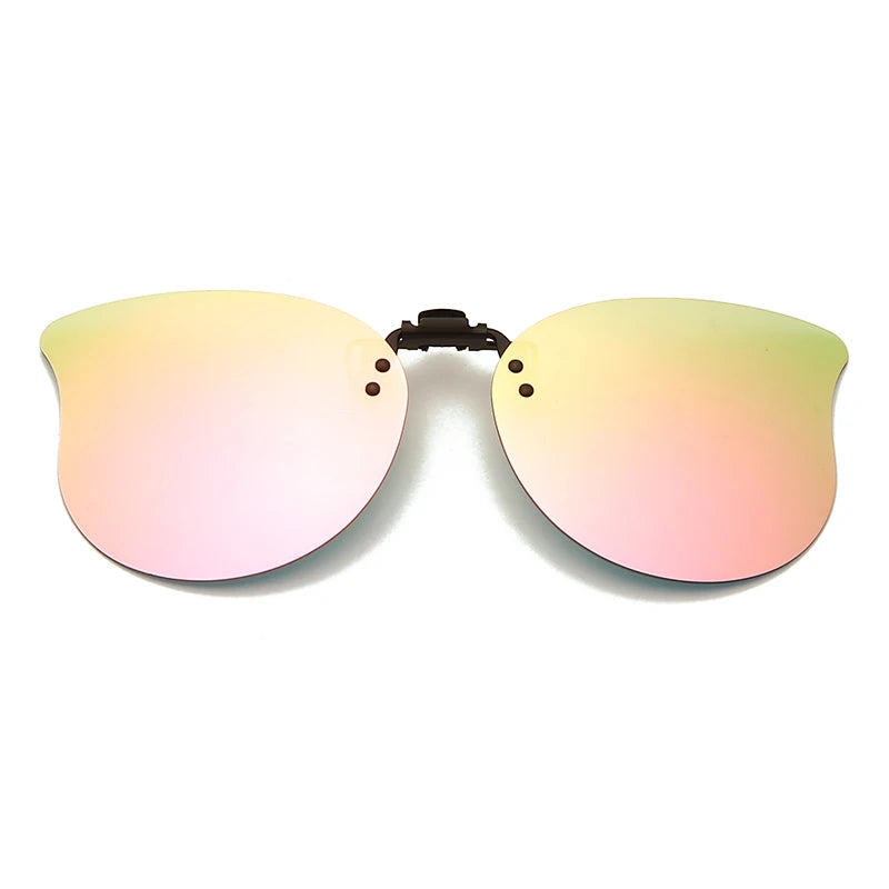 HOOLDW Polarized Clip On Sunglasses Men Women Photochromic Sun glasses Night Vision Glasses Anti Glare Driving Goggles Eyewear