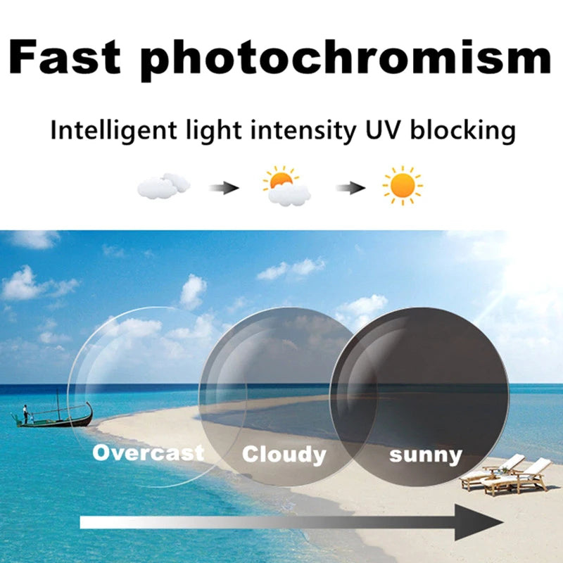 High Quality Photochromic Reading Glasses Men Women Classic Hyperopia Presbyopic Glasses metal Full Frame +1.5 2.5