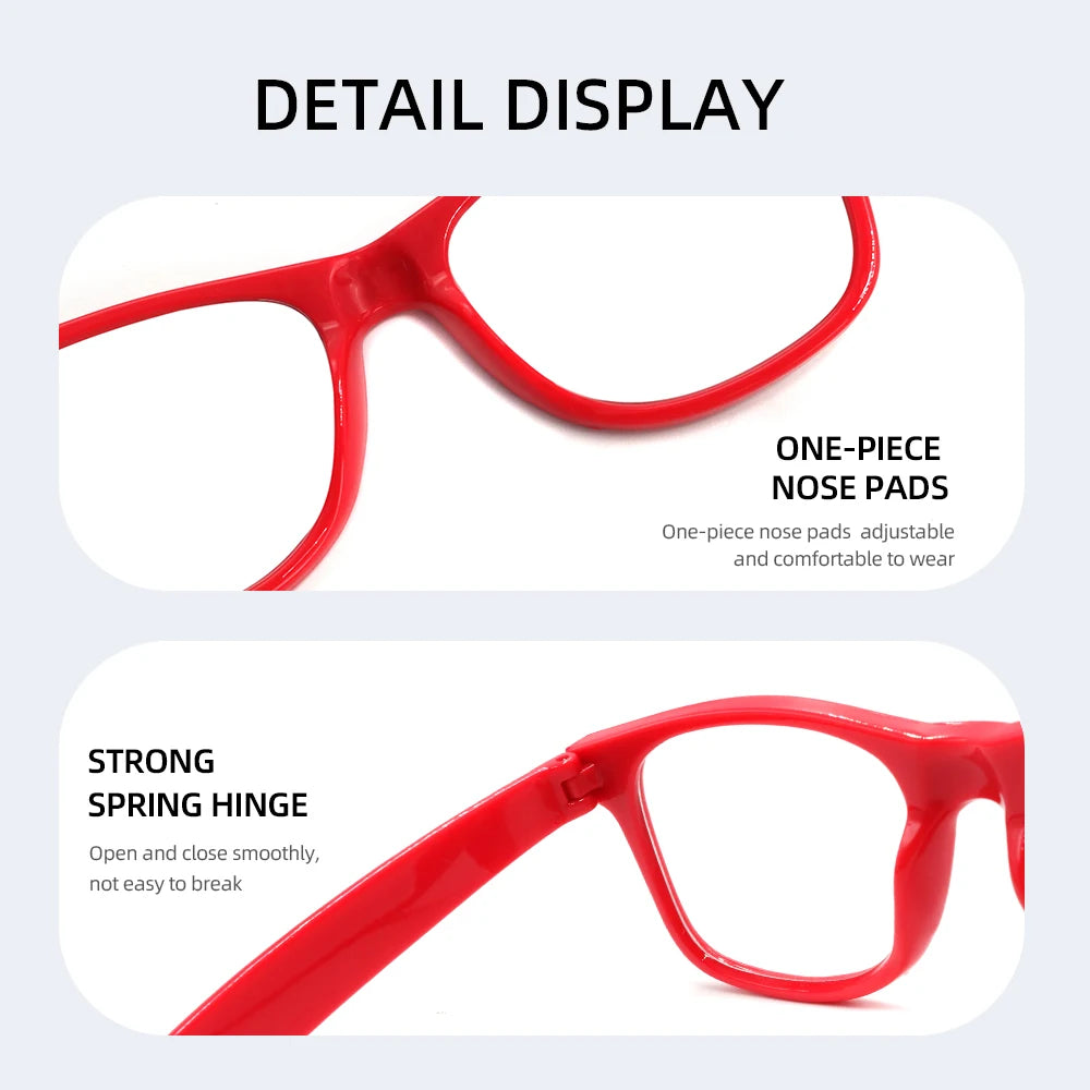IENJOY Square Transparent Optical Glasses Frame Blue Light Blocking Glasses Vision Care Oversized Computer Eyeglasses Frames
