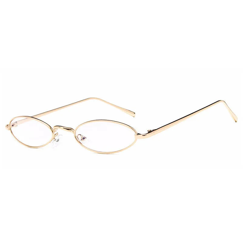 Japan Samll Glasses Frame Women Anti-blue Plain Glasses Men Eyewear Cute Decorative Computer Glasses