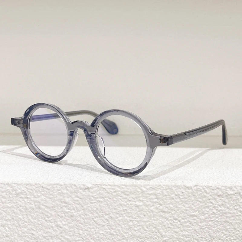 Japanese Round Acetate Original Glasses Frames High Quality Men Myopia Classical Handmade Eyeglasses Women  Eyewear
