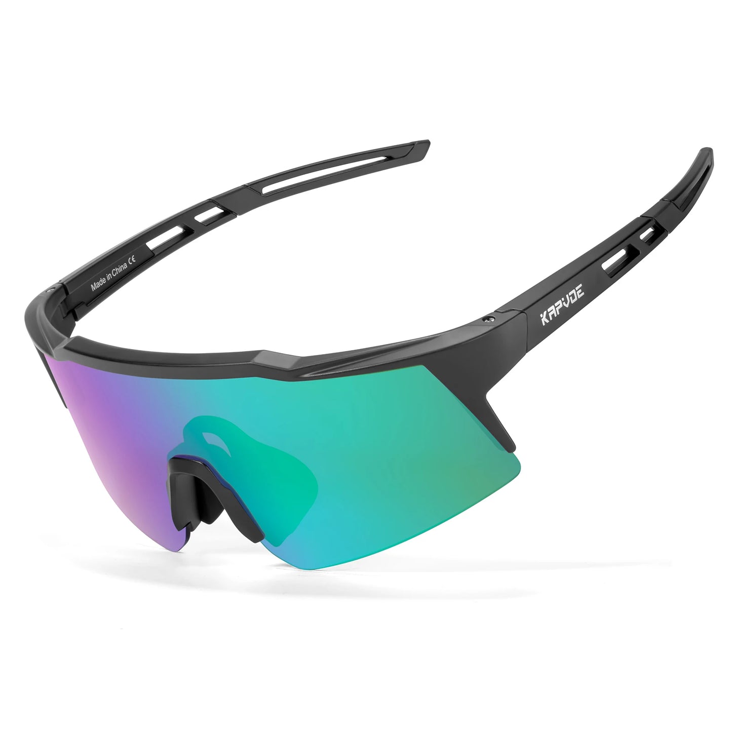 Kapvoe-Child Polarized Cycling Sunglasses Boys Outdoor Sports Girls Men's Goggles MTB Road Bike Protection Glasses Riding UV400