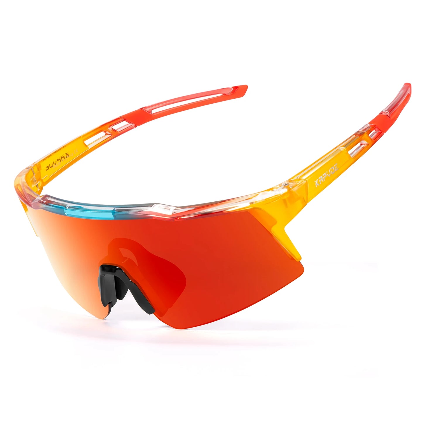 Kapvoe-Child Polarized Cycling Sunglasses Boys Outdoor Sports Girls Men's Goggles MTB Road Bike Protection Glasses Riding UV400