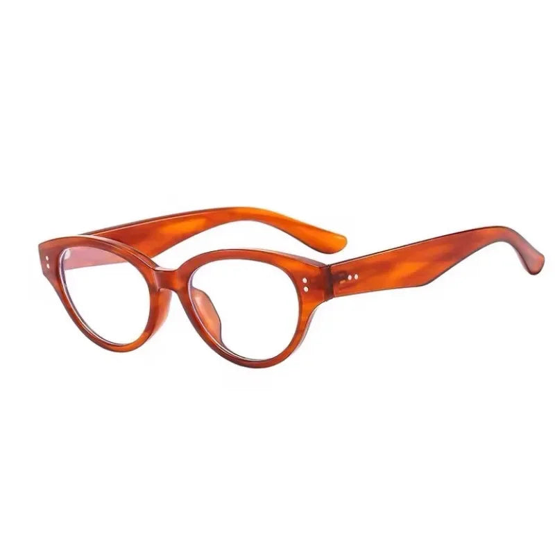Korea Retro Cat Eye Glasses Frame Women Lovely Ins No Makeup Plain Glasses Men Eyewear Cute Decorative Computer Glasses