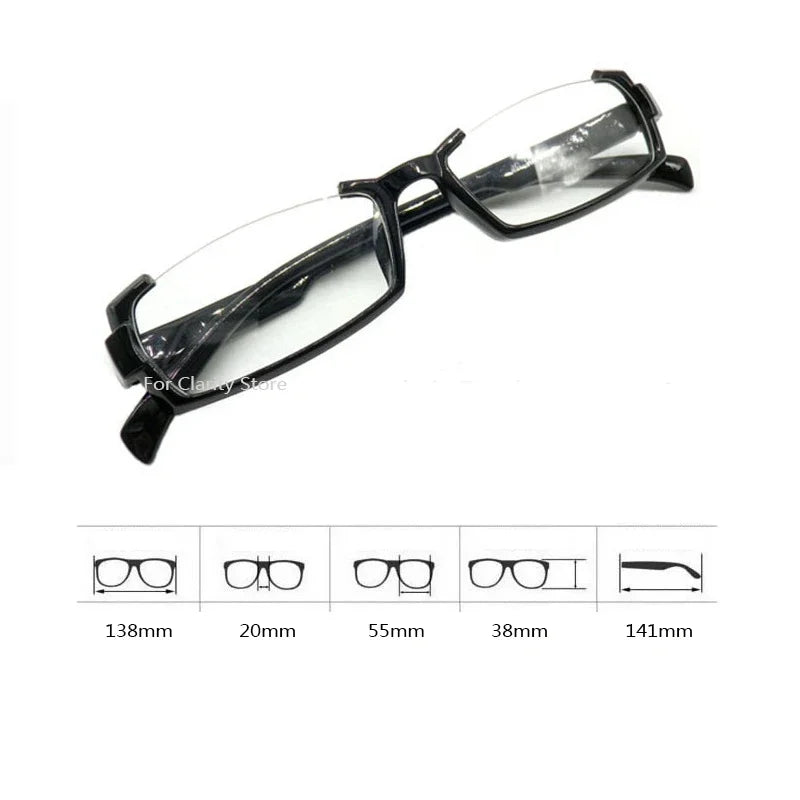 Korean Cosplay Half Frame Glasses Frame Women Lovely No Makeup Plain Glasses Men Eyewear Cute Decorative Computer Glasses
