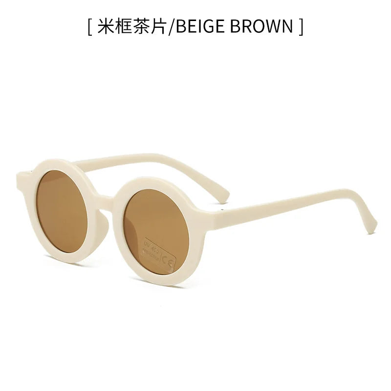Korean Kids Sunglasses Girls Cute Street Shot Sunshade Glasses Dustproof Windproof Protective Glasses UV400 Sunglasses