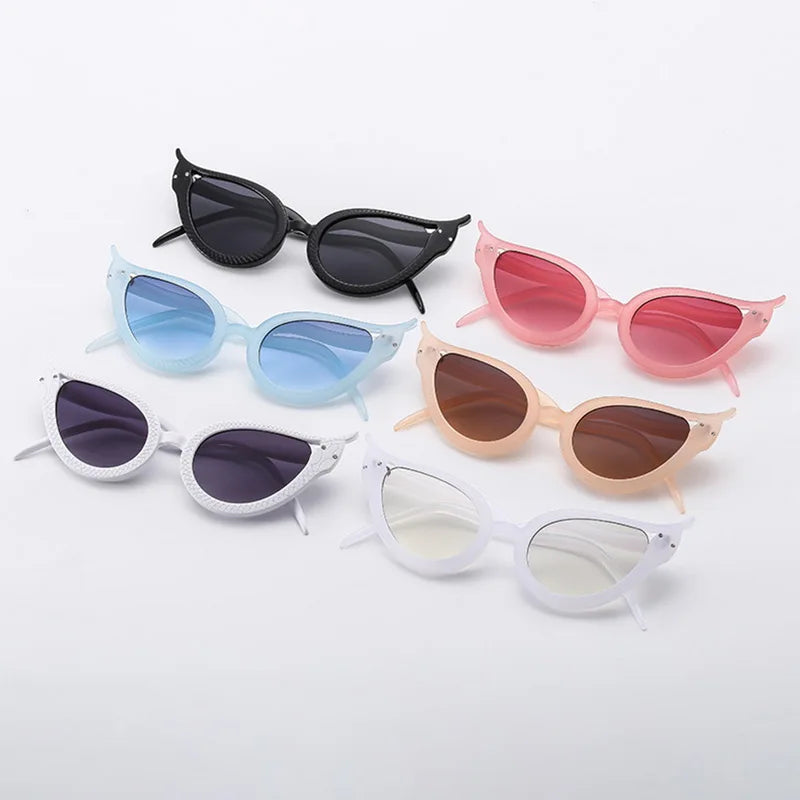 Luxury Band Y2k Sexy Cat Eye Sunglasses Women Men Designer Punk Serpentine Sun Glasses Gradient Shades Uv400 Oculo Eyewear