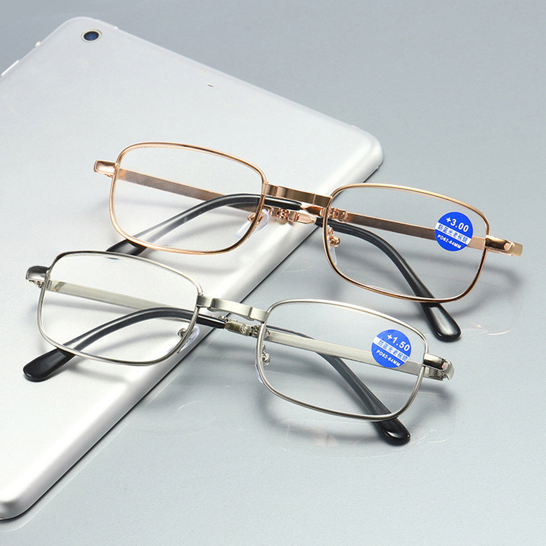 Foldable Reading Glasses Men Women Ultralight Anti-Blue Glasses With Box  Hd Lens Far Sight Eyeglasses Prescription Eyewear
