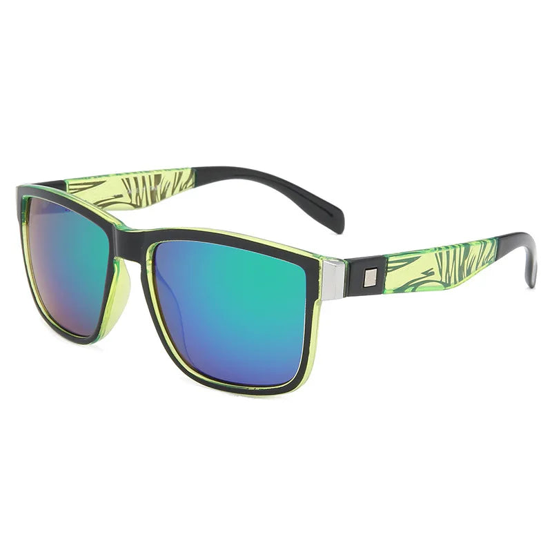 New Luxury Designer Sports Sunglasses Unisex Beach Sunscreen Fishing Sun Glasses Outdoor Square Cycling Sun Eyeglasses gafas