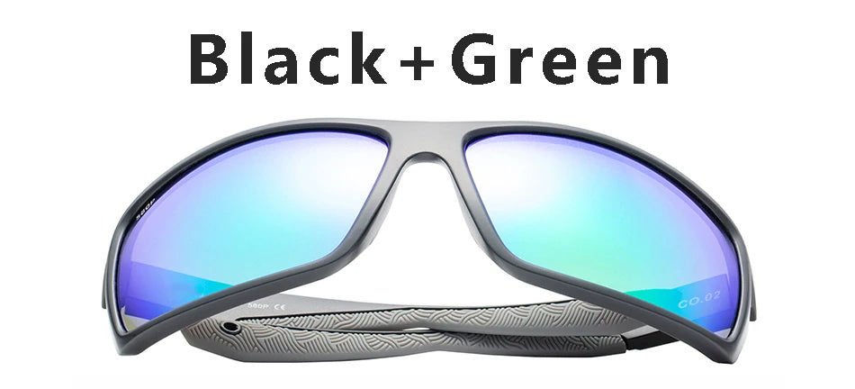 New Square Sunglasses For Men Outdoor Windproof Cycling Glasses Reefton Polarized Eyeglasses Men Oculos UV400