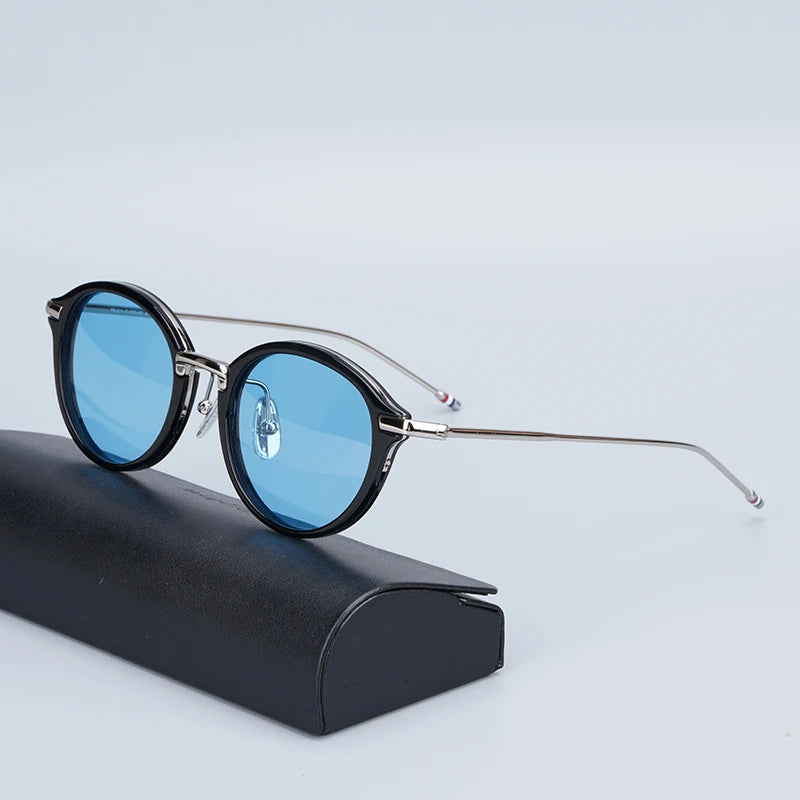 New York Brand Classical Design Sunglasses Classic Round Alloy TB011 Men Women Sun Glasses Eyeglasse Luxury Sunglasses Women