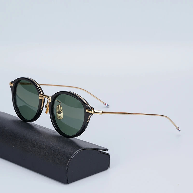 New York Brand Classical Design Sunglasses Classic Round Alloy TB011 Men Women Sun Glasses Eyeglasse Luxury Sunglasses Women