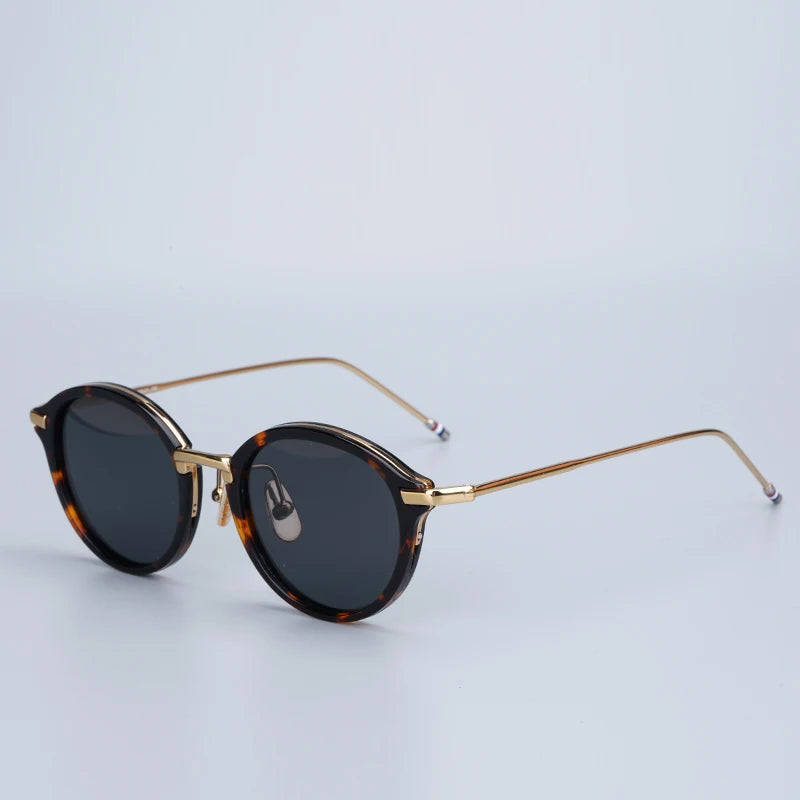 New York Brand Classical Design Sunglasses Classic Round Alloy TB011 Men Women Sun Glasses Eyeglasse Luxury Sunglasses Women