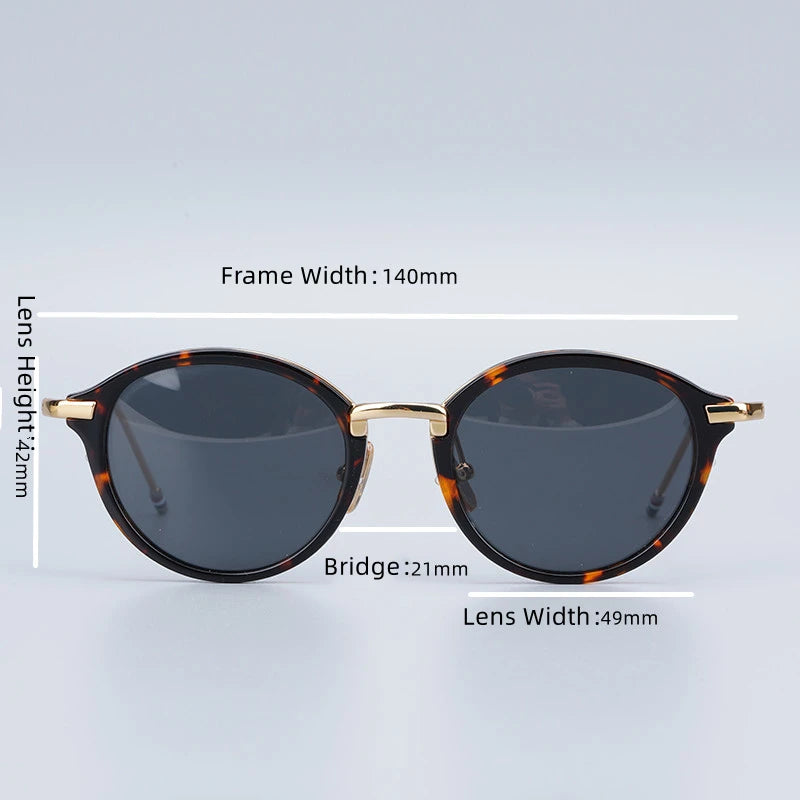 New York Brand Classical Design Sunglasses Classic Round Alloy TB011 Men Women Sun Glasses Eyeglasse Luxury Sunglasses Women