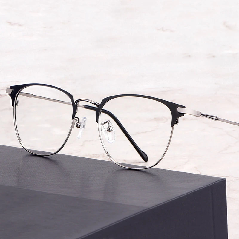 Optical Glasses Frame for Men and Women Alloy Prescription Spectacles with Recipe Eyewear Eyeglasses